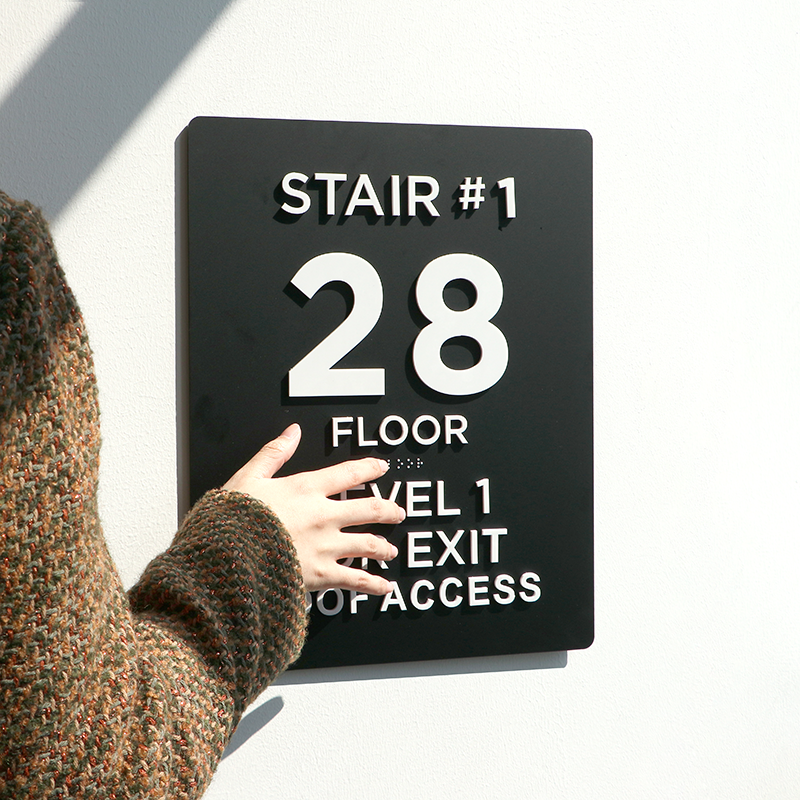 Wayfinding Building Sign