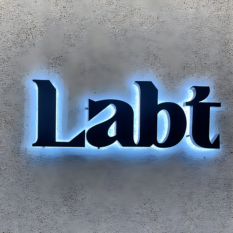 6 Stainless steel Led Backlit Sign details
