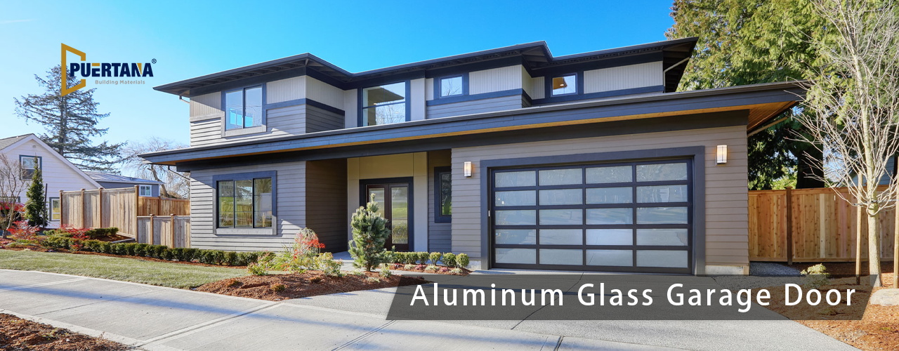 Full View Overhead Aluminum Glass Sectional Garage Doors factory
