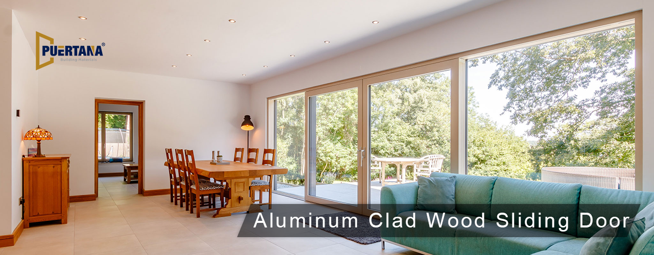 Aluminum Clad Wood Lift Slide Sliding Patio Doors supplier