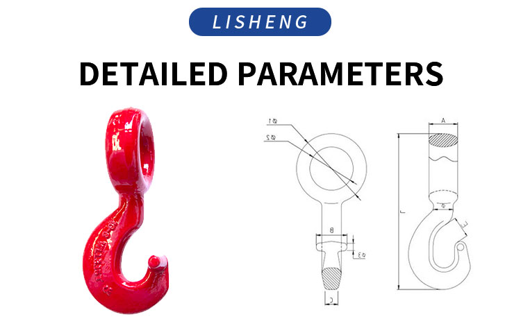 G80 forged twist eye choke hook for chain sling supplier