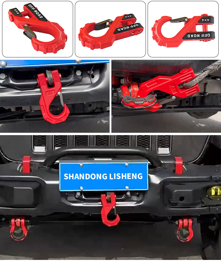 Trailer Off-road Vehicle Hook Forged Steel Towing Hook Safety Winch Hook manufacture
