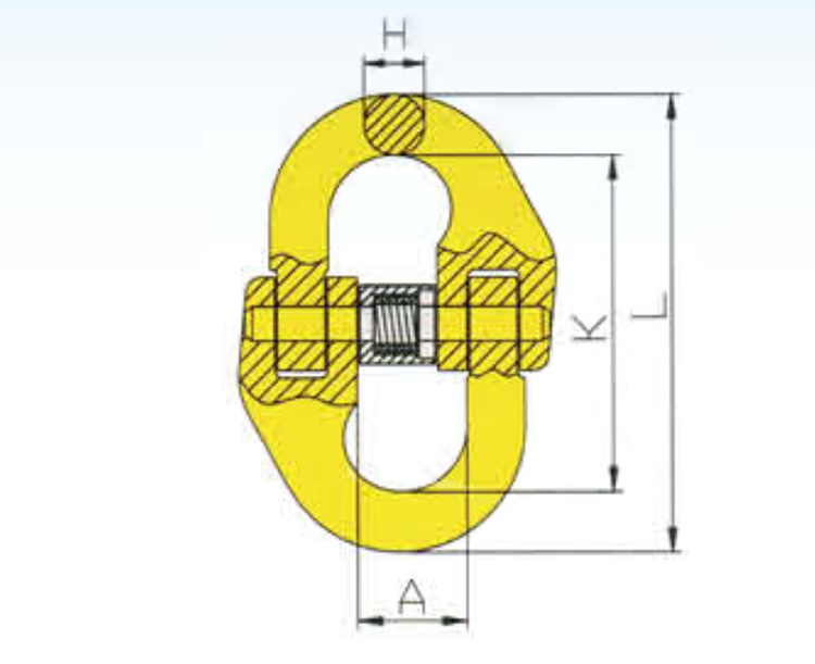 G80 Forged steel chain connecting link hammerlock supplier