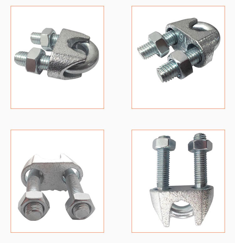 Wire Rope Clamp Din741 Rigging Hardware Wire Rope Clip supplier