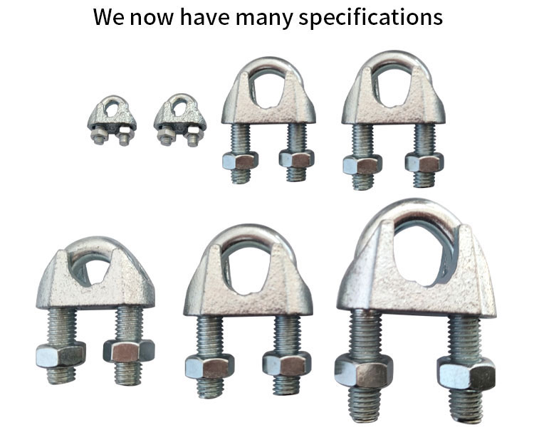 Wire Rope Clamp Din741 Rigging Hardware Wire Rope Clip manufacture