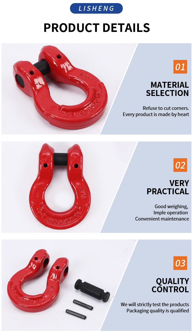 High Tensile Forged Alloy G80 Lifting Chain Omega Link manufacture