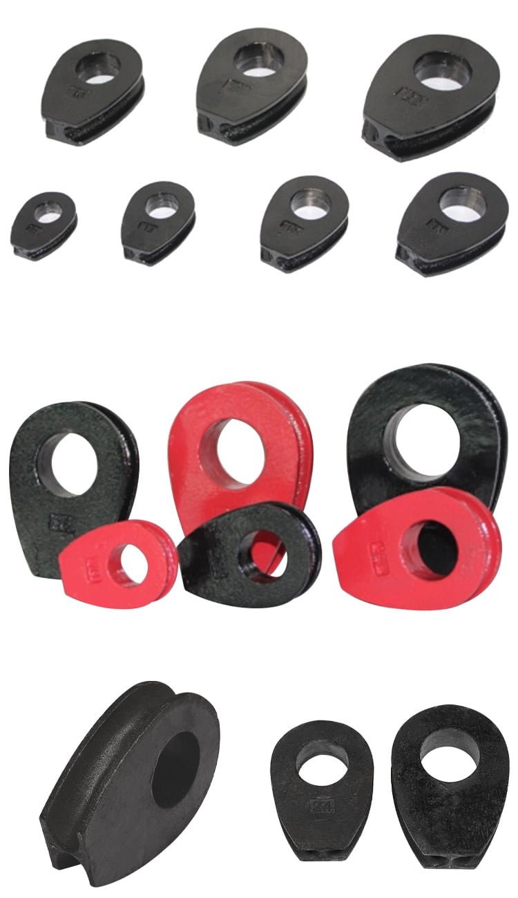 Din3091 heavy duty casted thimble for wire rope slings factory