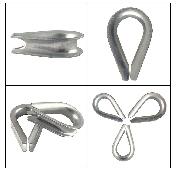 Galvanized DIN6899A and DIN6899b Thimble for Rope Sling factory