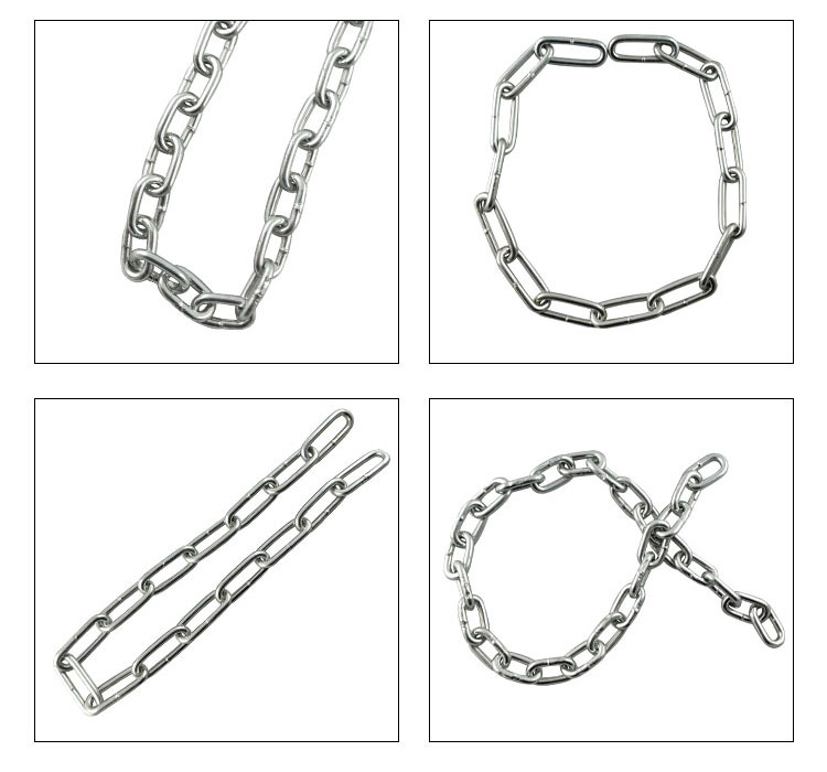 Din 764 High quality standard welded steel medium link chain factory