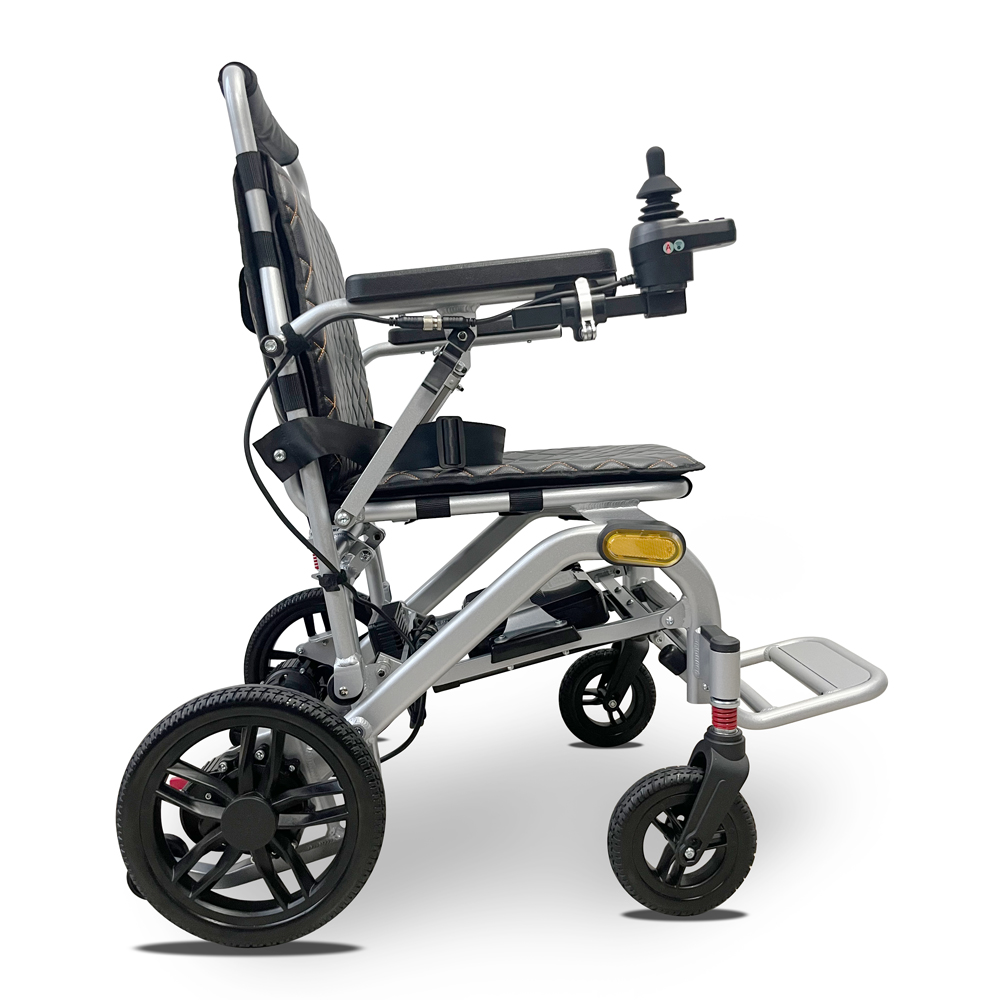 KSM-603 Hot selling portable lightweight foldable power wheelchair folding electric wheelchairs for the disabled