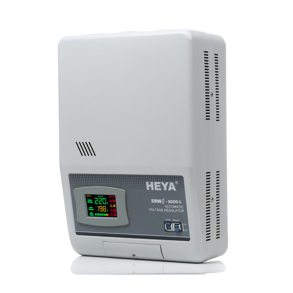 Hot SRWII-9000-L Single Phase Relay Controlled Wall Type LED display Automatic AC Voltage Regulator supplier