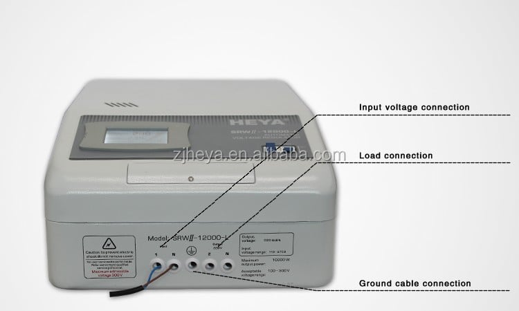 Single Phase 12KVA Automatic Voltage Regulator / Stabilizer SVC 110-260v Input 220v Output AC Current Voltage Protection supplier