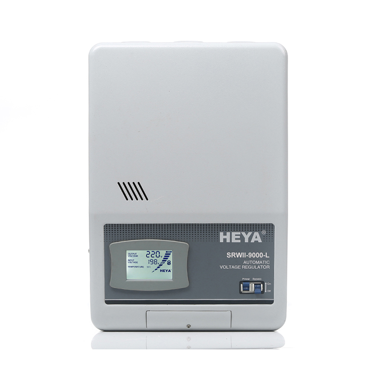 Hot SRWII-9000-L Single Phase Relay Controlled Wall Type LED display Automatic AC Voltage Regulator supplier