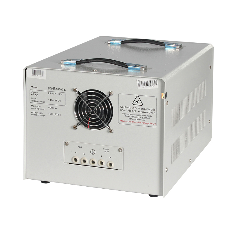Factory direct sales servo type intelliigent LCD display SDF-II-10000-L full automatic AC  voltage regulator factory