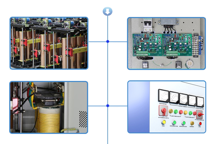 SBW 3-Phase Automatic Voltage Regulator/ Stabilizer 150KVA Industrial SVC Power Compensated SBW-50KVA AC Current Type factory
