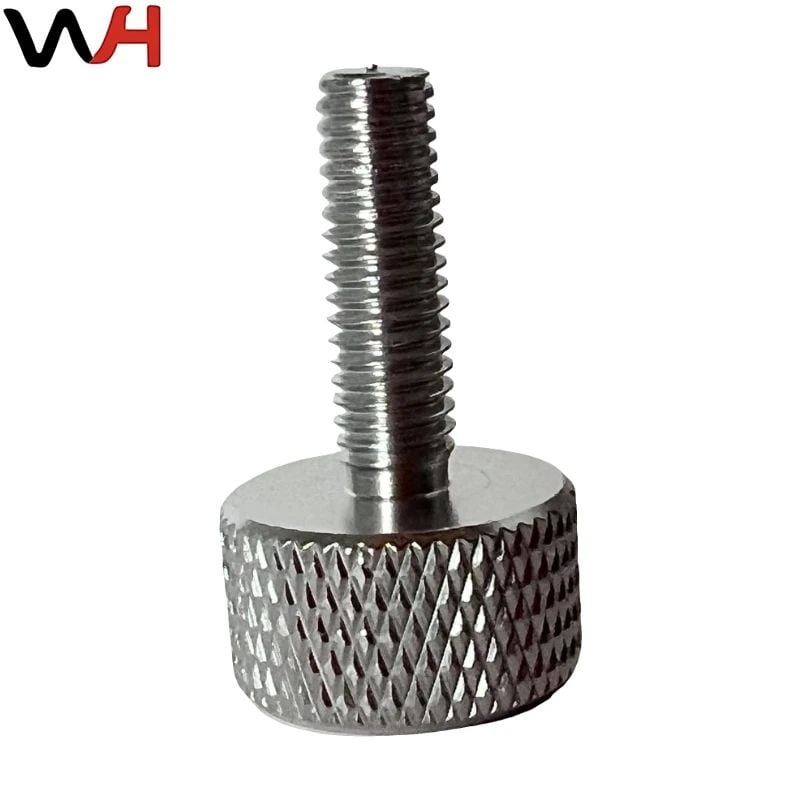 Rust-resistant knurled bolts for outdoor applications
