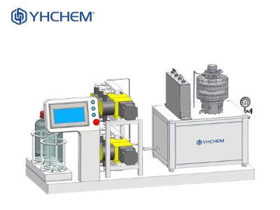 Sistema de microreactor YHChem YMC-100, síntesis continua de API en flujo continuo, cumplimiento con GMP