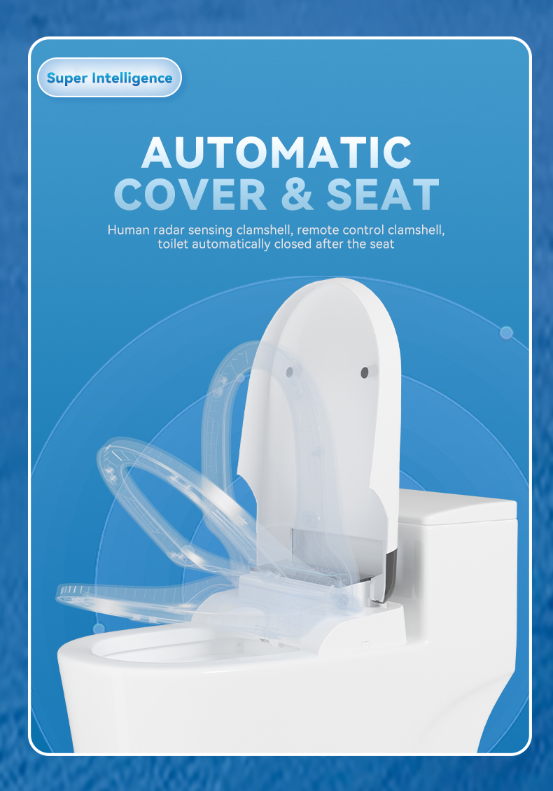 New model inteillgent slow close toilet seats auto clean smart toilet seat electric smart toilet seat cover details