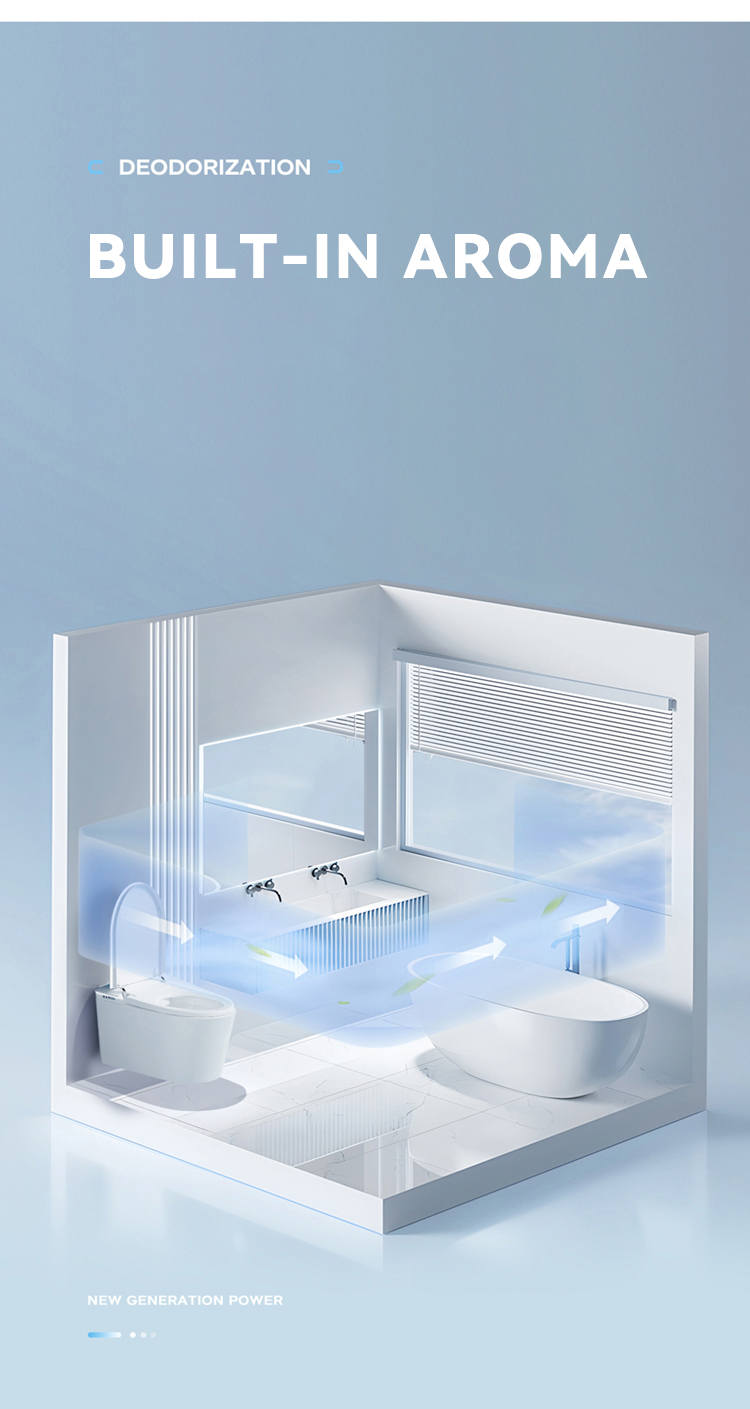 Back to wall mounted hanging toilet bowl automatic flush electric bidet commodes intelligente toilette wall hung smart toilet factory