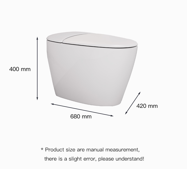 New Design Warm Heating Ceramic Automatic Flushing Bathroom WC Intelligent Toilet Bowl Ceramic Electric Smart Toilets supplier
