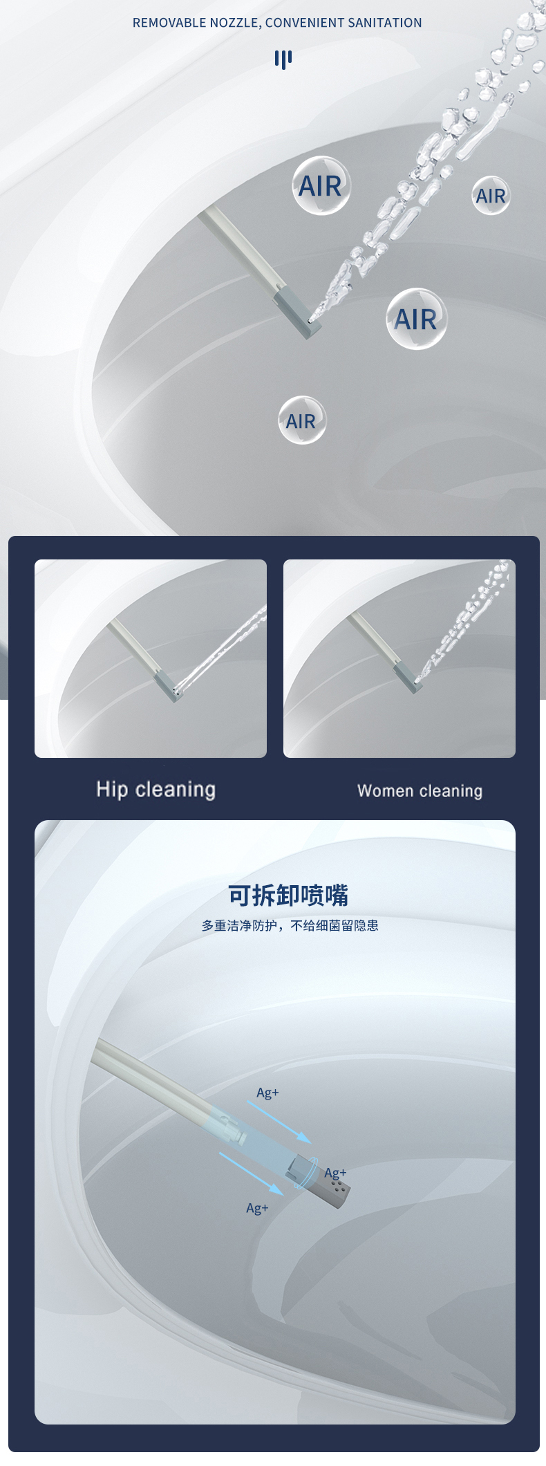 High Quality No Plug-in Auto Flush Electric Bathroom WC Intelligent Commode Toilet Bowl Smart Toilets manufacture
