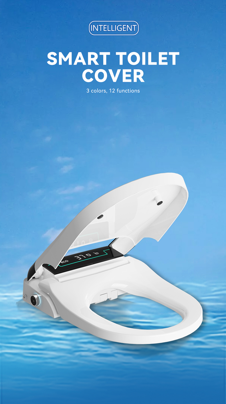 New model inteillgent slow close toilet seats auto clean smart toilet seat electric smart toilet seat cover factory