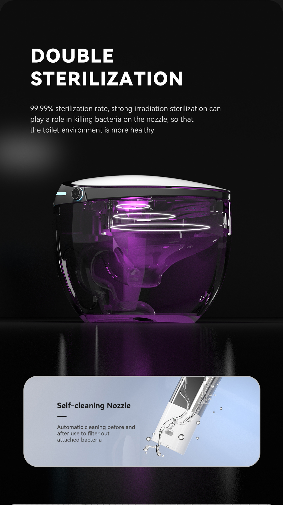Modern Intelligent Toilet Electronic Automatic Ceramic Toilet Bowl Auto Open Sensor Flush Commode Intelligent Smart Toilet manufacture