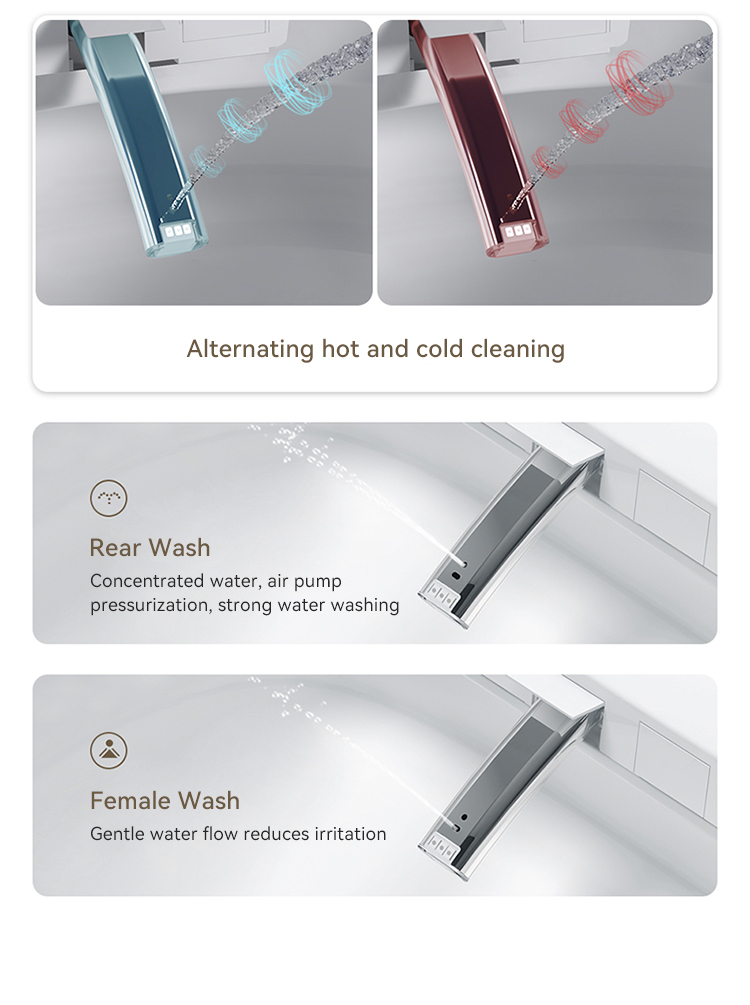 Modern ceramic automatic sanitary ware floor mounted one piece intelligent wc commode toilet bowl automatic smart toilet details