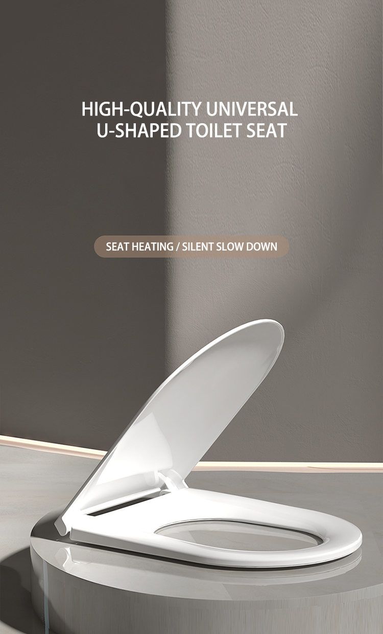 High Quality OEM PP Toilet Accessories Soft Closing Toilet Seat Cover Bathroom Heated Toilet Seats Covers manufacture