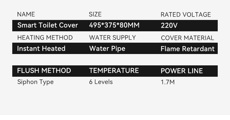 New arrival 110V/220V intelligent heated automatic toilet seat bathroom accessories smart toilet seat cover details