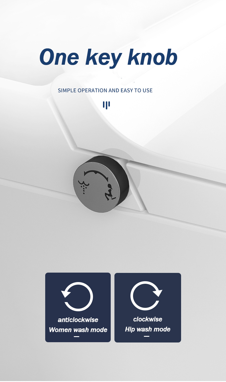 High Quality No Plug-in Auto Flush Electric Bathroom WC Intelligent Commode Toilet Bowl Smart Toilets manufacture