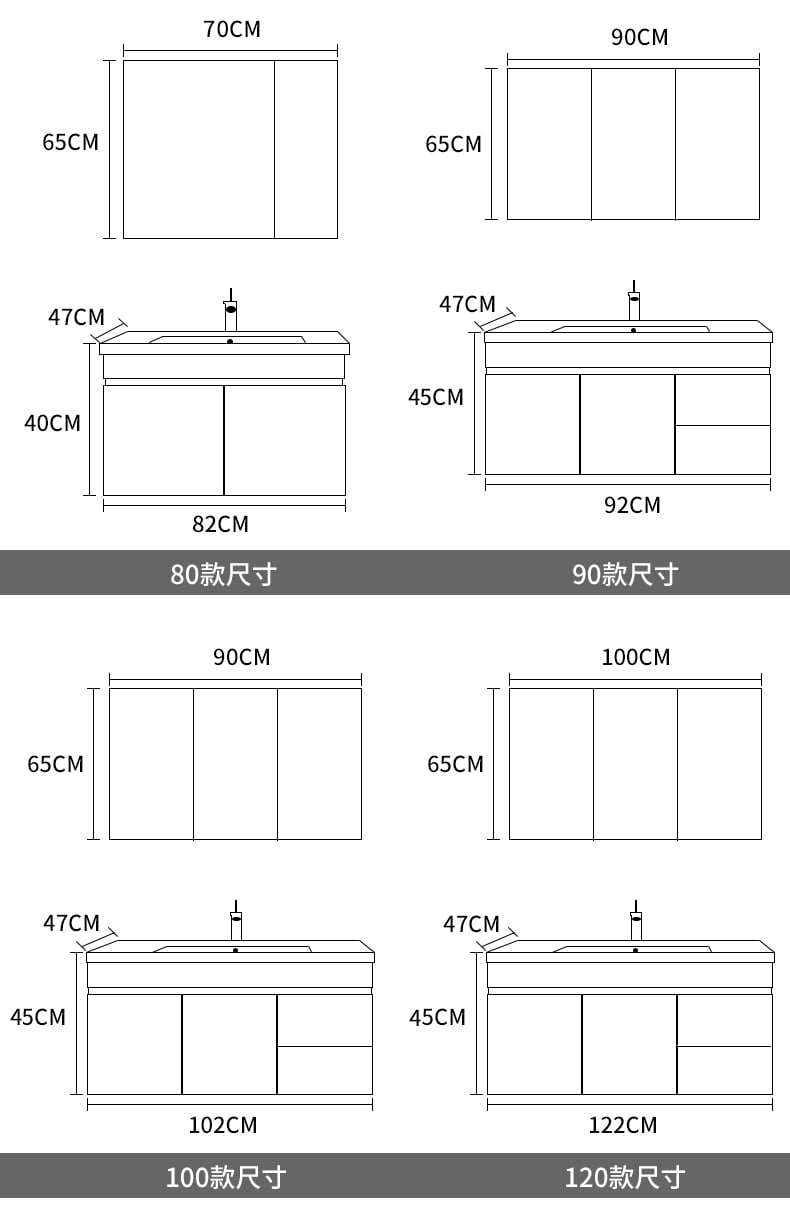 Luxury Black Gold Design Waterproof Solid Wood Cabinet Bathroom Vanity Sink Wall Mounted Bathroom Vanity For Bath Vanity Unit details