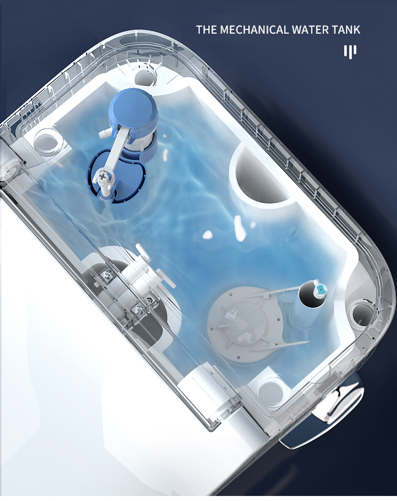 High Quality No Plug-in Auto Flush Electric Bathroom WC Intelligent Commode Toilet Bowl Smart Toilets manufacture