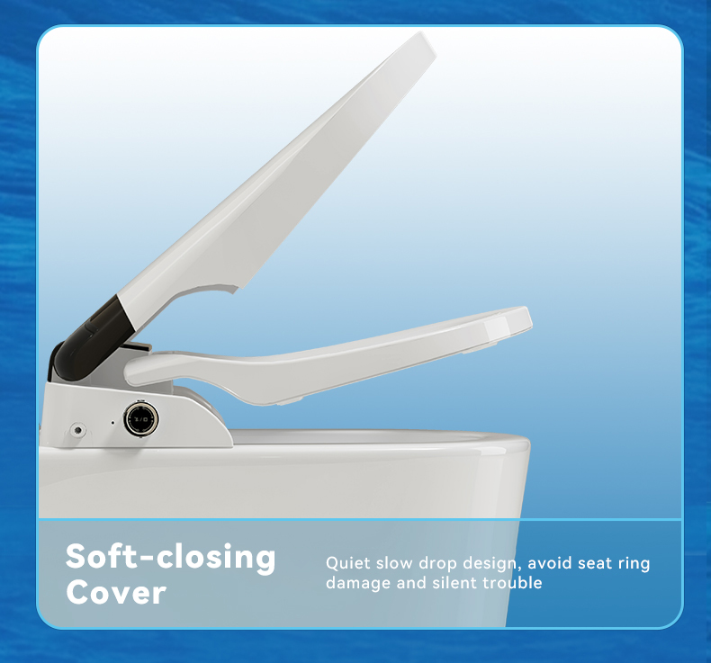 New model inteillgent slow close toilet seats auto clean smart toilet seat electric smart toilet seat cover supplier