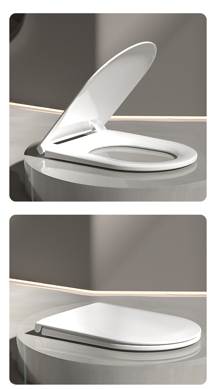High Quality OEM PP Toilet Accessories Soft Closing Toilet Seat Cover Bathroom Heated Toilet Seats Covers details
