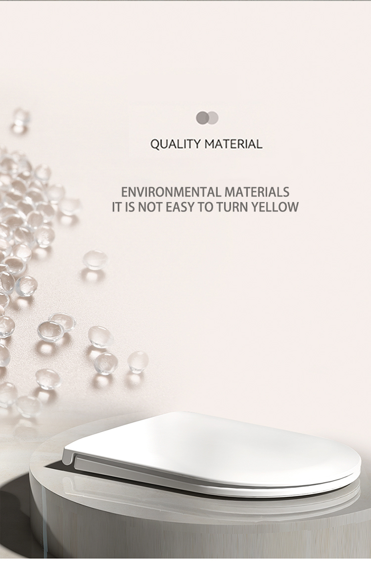 High Quality OEM PP Toilet Accessories Soft Closing Toilet Seat Cover Bathroom Heated Toilet Seats Covers factory