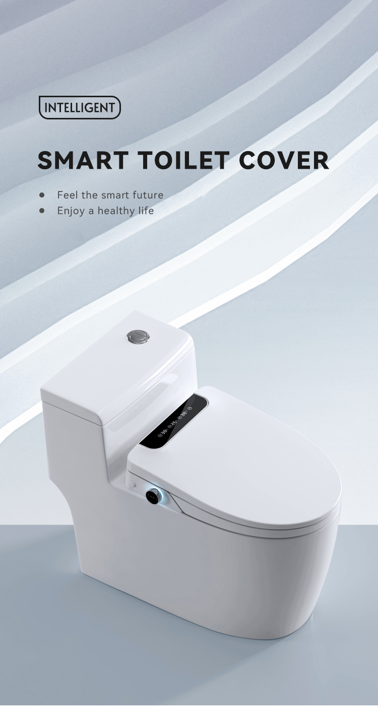 New arrival 110V/220V intelligent heated automatic toilet seat bathroom accessories smart toilet seat cover factory