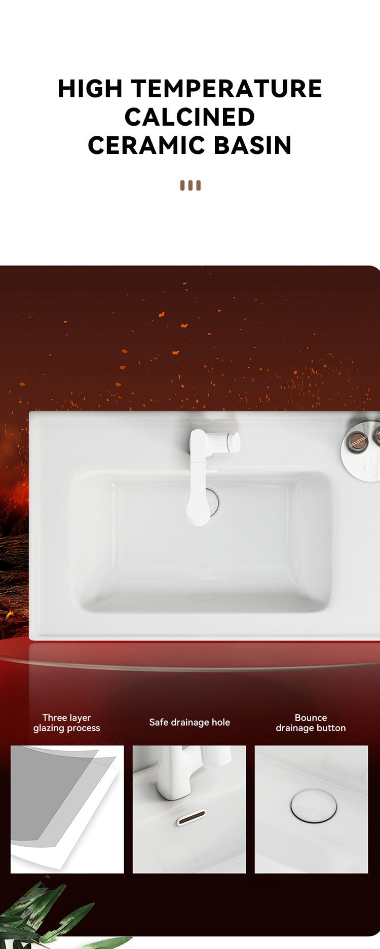 European New Custom Wooden Wall Mounted Bathroom Mirror Cabinet Solid Wood Bathroom Furniture Bathroom Vanities with Sink factory