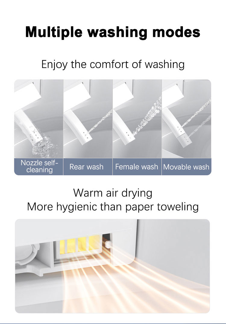 Custom Automatic Sanitary Ware Ceramic Wall Mounted Intelligent Toilet Bowl Bathroom Water Closet Wall Hung Smart Toilets factory
