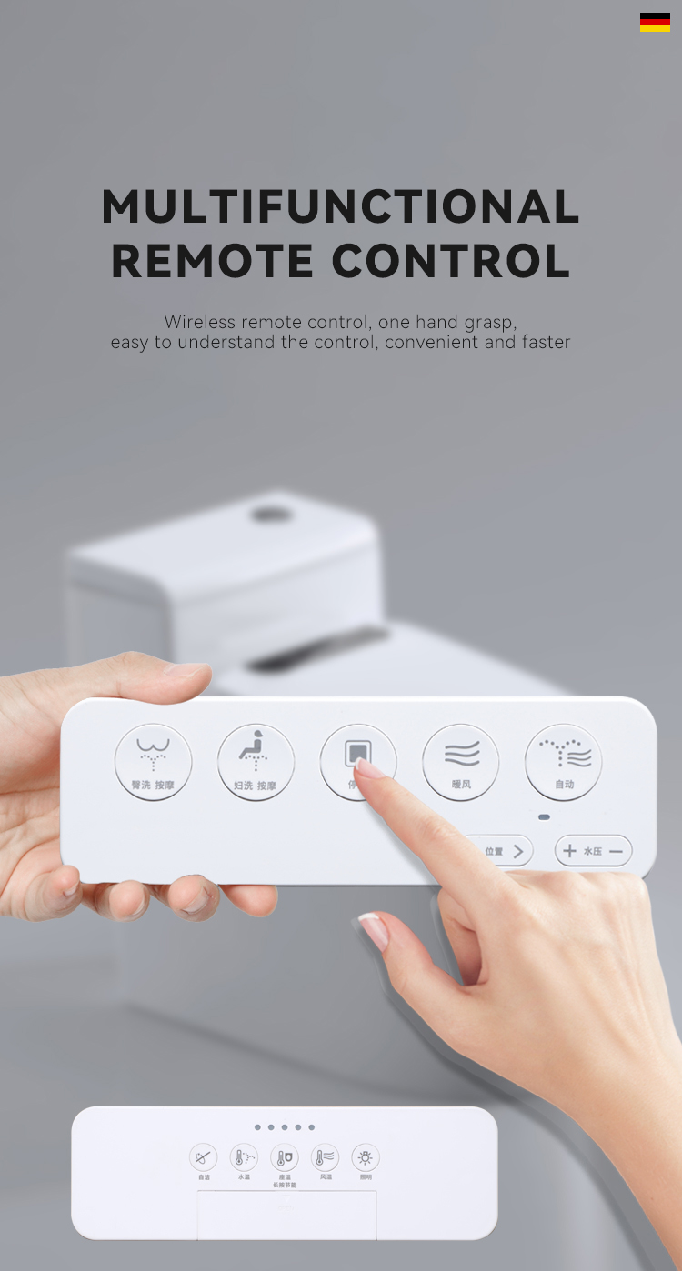 New arrival 110V/220V intelligent heated automatic toilet seat bathroom accessories smart toilet seat cover details