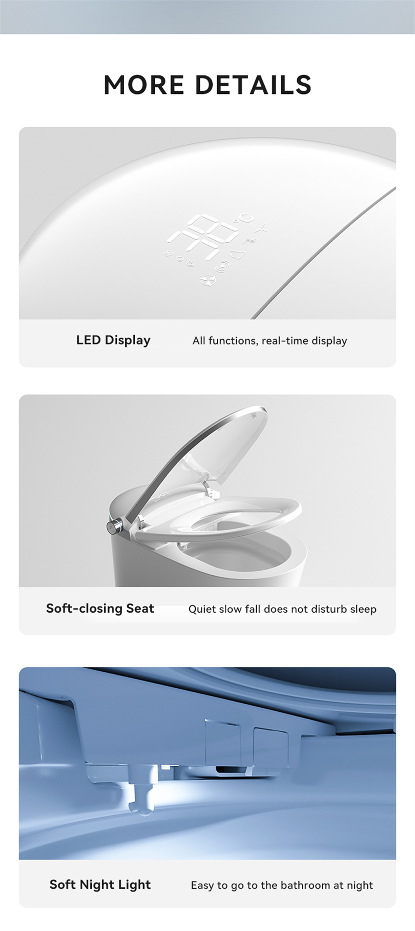 Modern automatic sanitary wares auto sensor flush electric bidet intelligent wc toilet ceramic p trap smart toilet for bathroom supplier