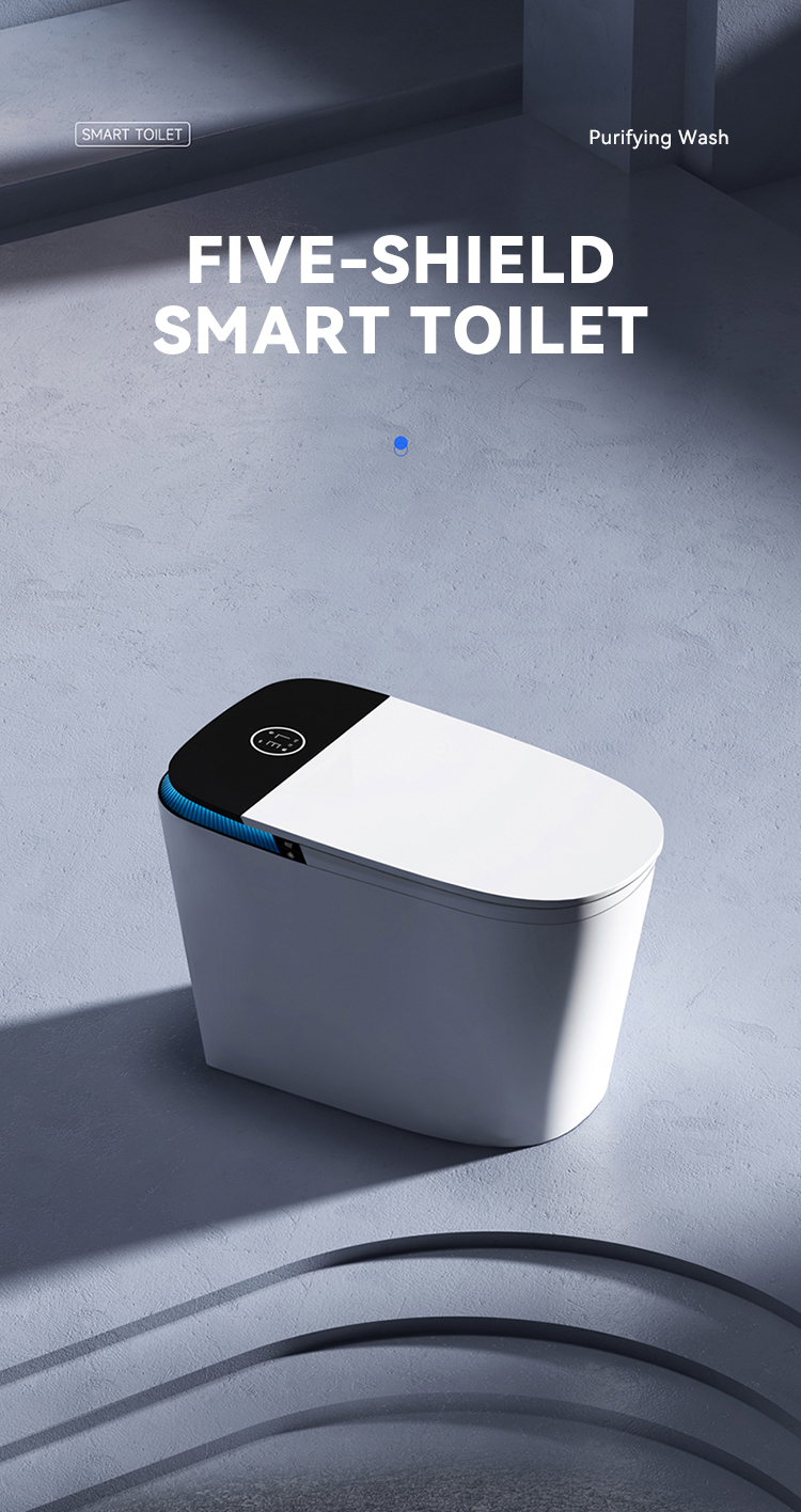 Auto sensor flush open electric bathroom japanese one piece intelligent wc commode toilet bowl automatic smart toilets details