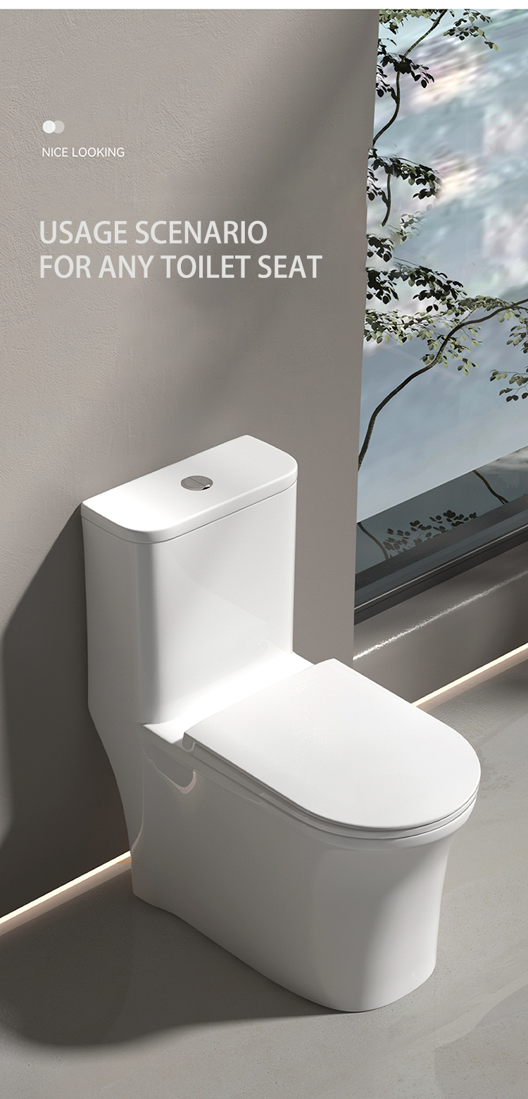 High Quality OEM PP Toilet Accessories Soft Closing Toilet Seat Cover Bathroom Heated Toilet Seats Covers details