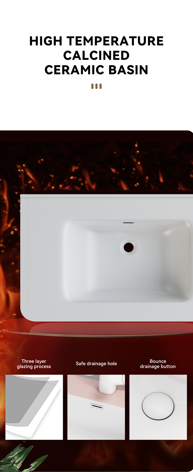 Building Hotel Bathroom Furniture Wall Mounted Led Smart Mirror Sintered Stone Bathroom Cabinet for Construction Project supplier