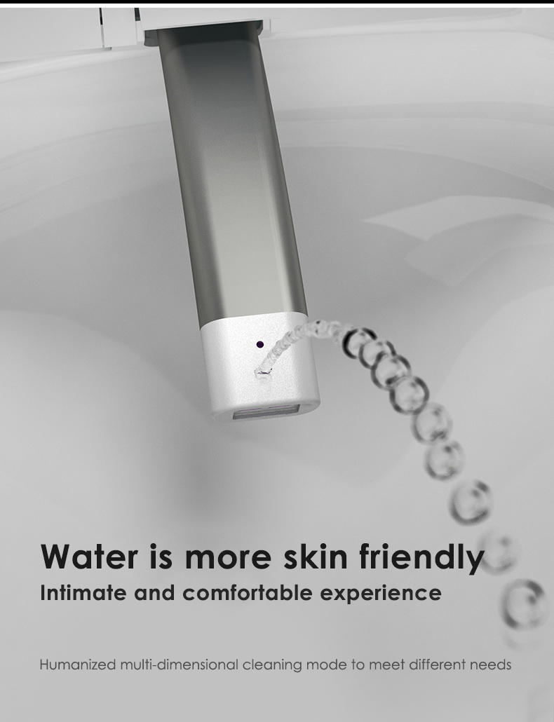 Modern auto open intelligent bathroom wc electric sanitary items ceramic commode toilet one piece smart bidet toilet manufacture