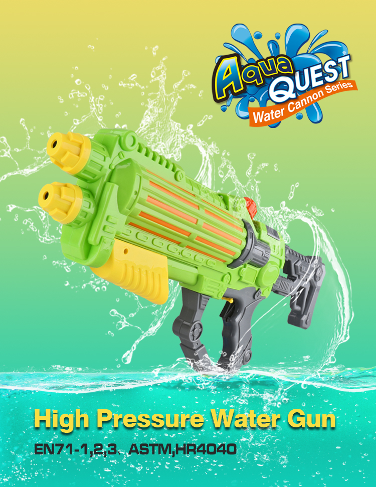 WATER FUN - Double Nozzle Squirt Guns with Large Capacity Soaker Up to 26 feet Water Shoot Toys for Boys factory