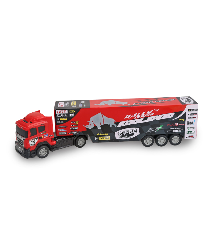 FAST GEARZ - 50CM 2.4Ghz RC Container Truck Full Function Remote Control Rally Truck with Light Large Truck Vehicle Toy for Kids manufacture