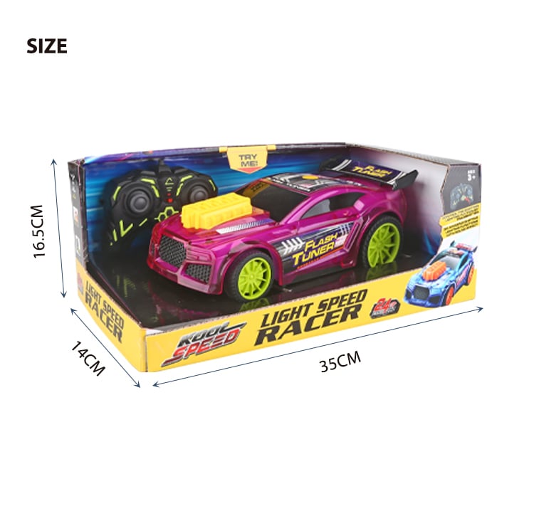 FAST GEARZ - 2.4Ghz Full Function Lighting Shifting Racer Super Racer RC Car Toy Kids Electric Car Model with Light and Sound factory
