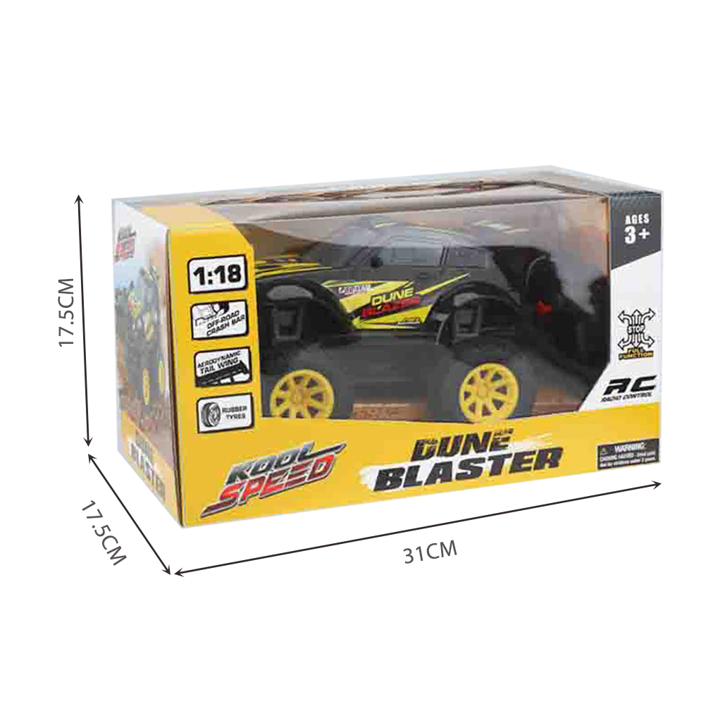 FAST GEARZ - 27mhz 1/18 Scale Full Function Remote Control Rally Truck Car RC Rally with Offroad Crash Bar Crawler Vehicle supplier