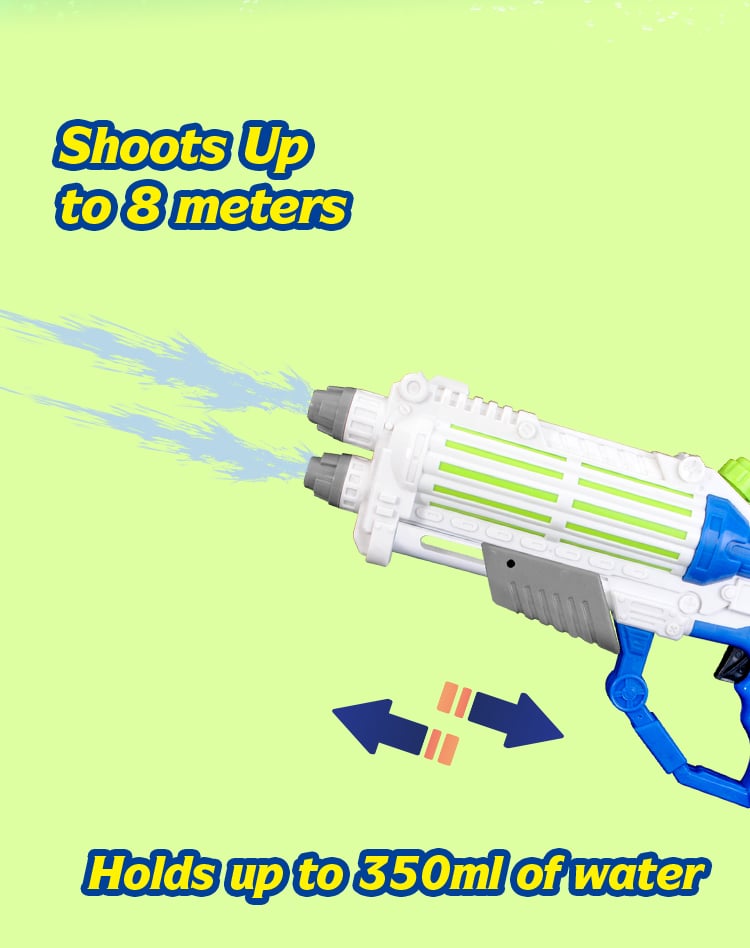 WATER FUN - Double Nozzle Squirt Guns with Large Capacity Soaker Up to 26 feet Water Shoot Toys for Boys supplier